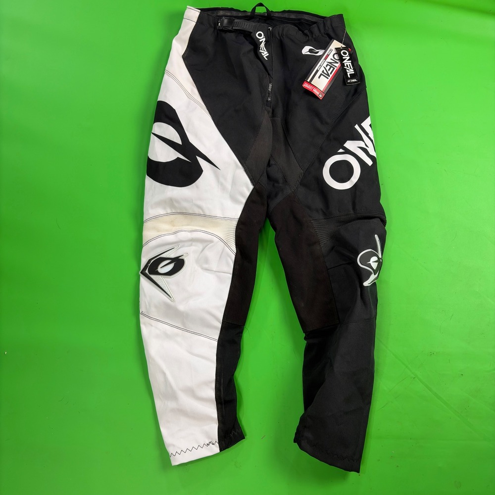 O'Neal Element Race Motocross Pants Mens 30 Black White Racing Gear E020-130